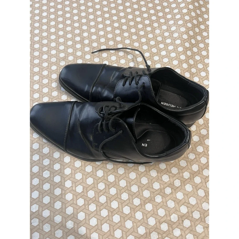 Mens Black Van-Heusen Dress Shoes Size‎ 9.5M Turk